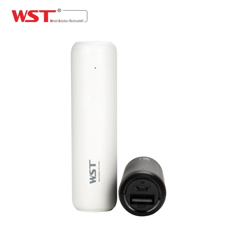 WST Original Mini Power Bank 3350mAh Portable External Battery Pack - Black