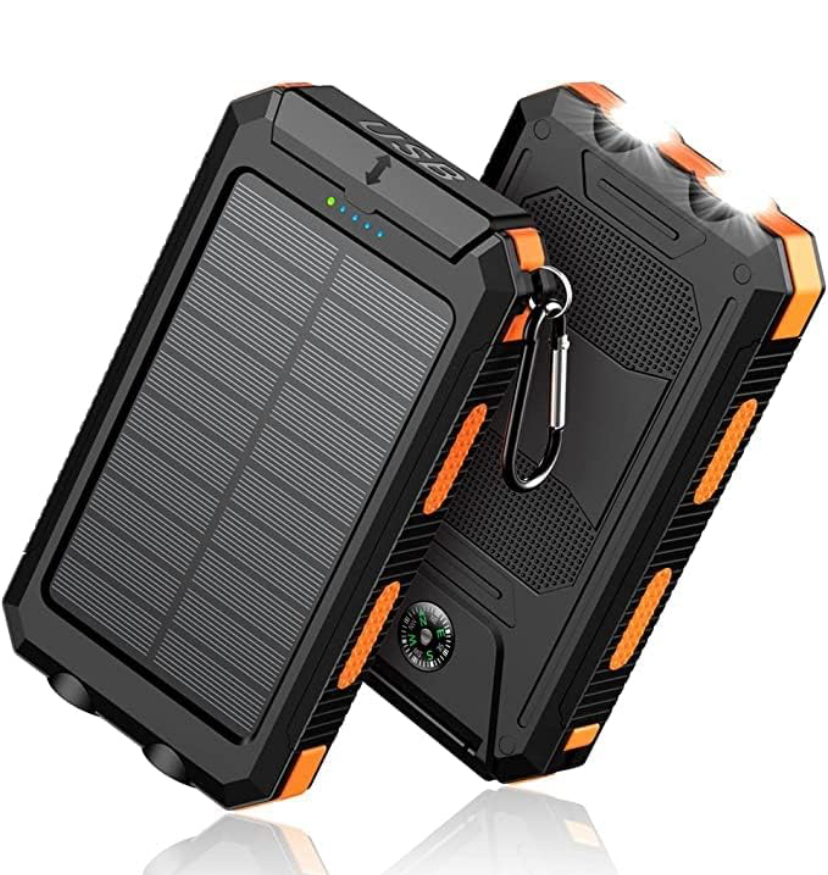 Feeke Solar Charger Power Bank 36800mAh (Deep Orange)