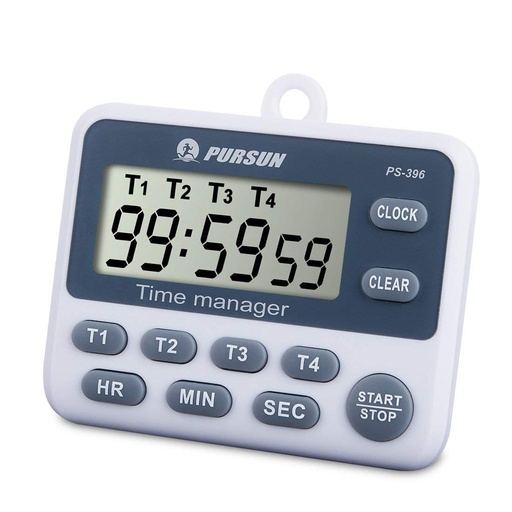 [0038] TuoPuLife 4 channels digital kitchen timer