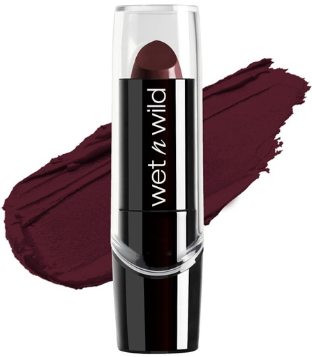 Wet N Wild Silk Finish Lipstick - Black Orchid Red