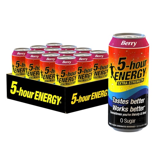 5 Hour Energy Drink 16 oz Berry